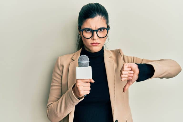 journalist unhappy